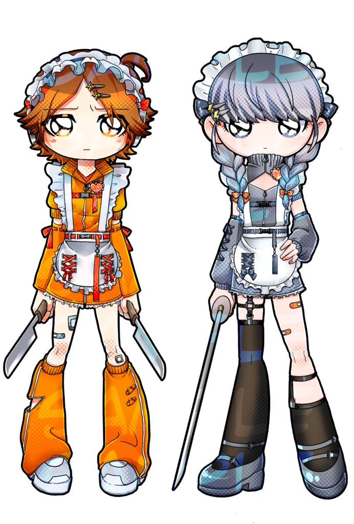 ジャージメイド服アクリルスタンド