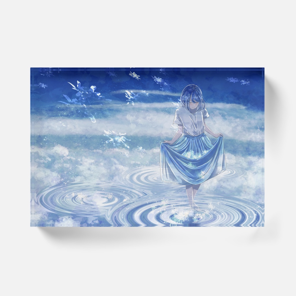 「空をわたる」アクリルブロック