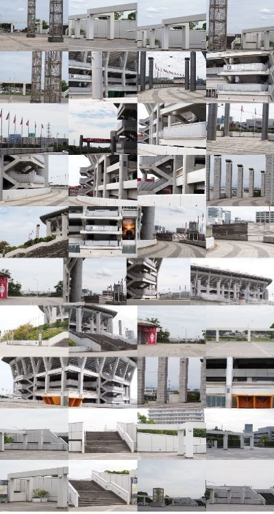 40枚 フィギュア撮影　ジオラマ撮影 背景素材　スタジアム