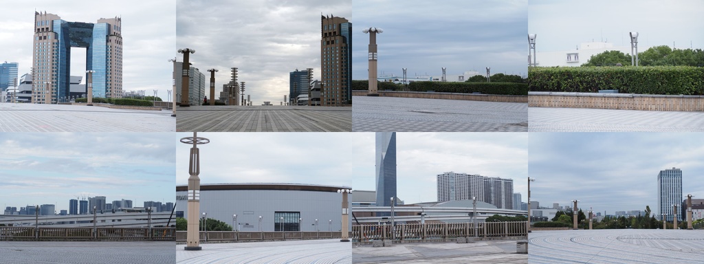 51枚 フィギュア撮影 ジオラマ撮影 背景素材 屋外 建物 広場