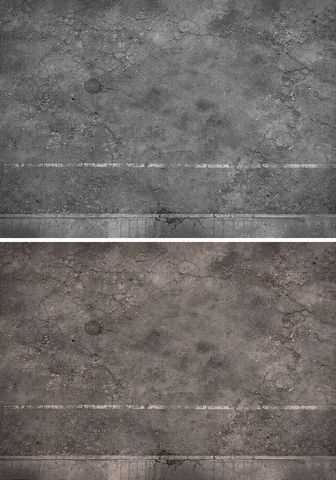 【A2サイズ】フィギュア撮影用 地面素材 2枚セット ジオラマ・ドール撮影用 C