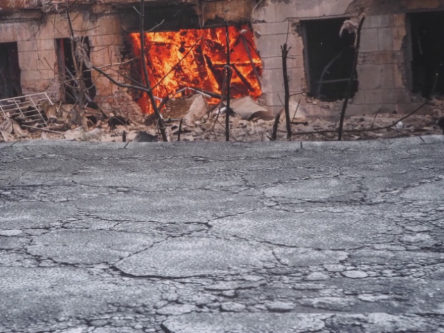 【A2サイズ】フィギュア撮影用 地面素材 2枚セット ジオラマ・ドール撮影用 D