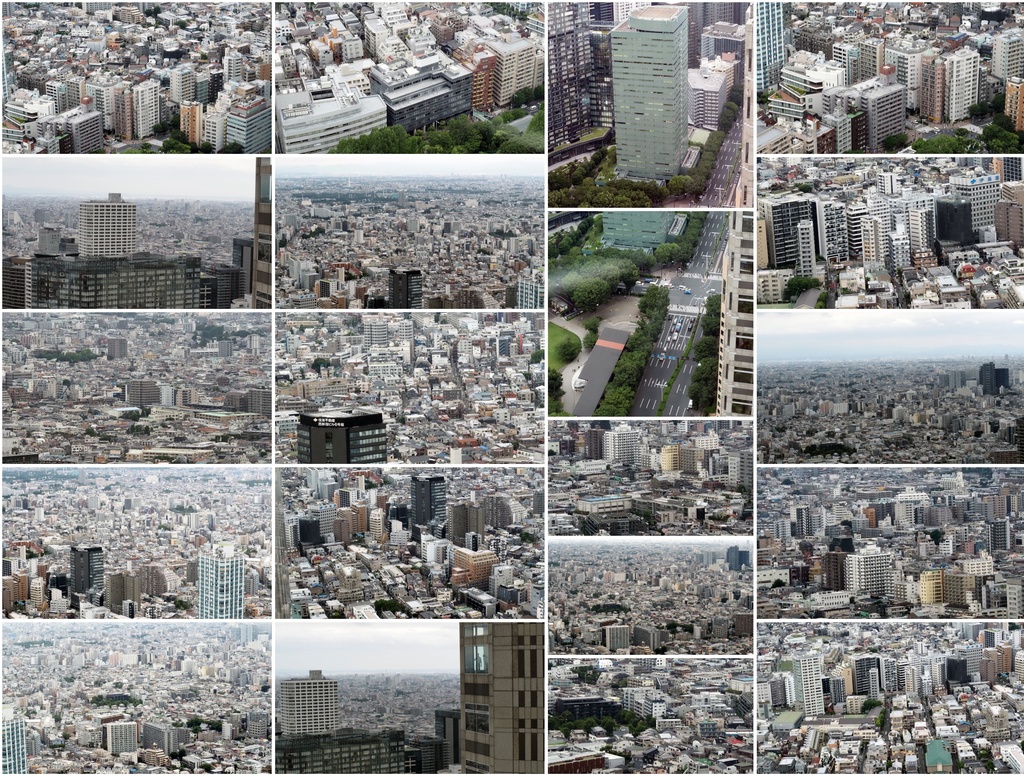 【約100枚】フィギュア撮影用 新宿の風景背景素材セット|新宿都庁展望室から見た高層ビル・街並み|商用利用可