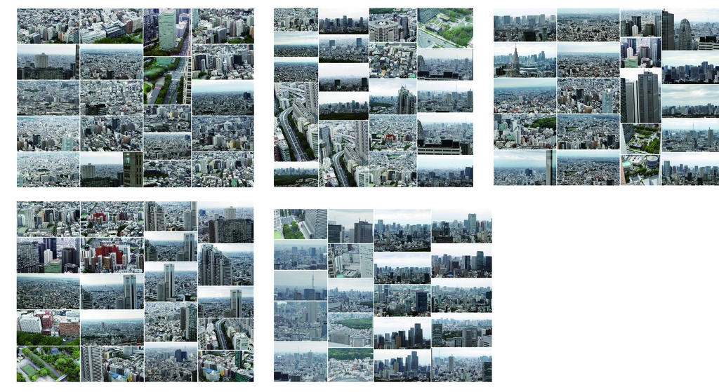 【約100枚】フィギュア撮影用 新宿の風景背景素材セット|新宿都庁展望室から見た高層ビル・街並み|商用利用可
