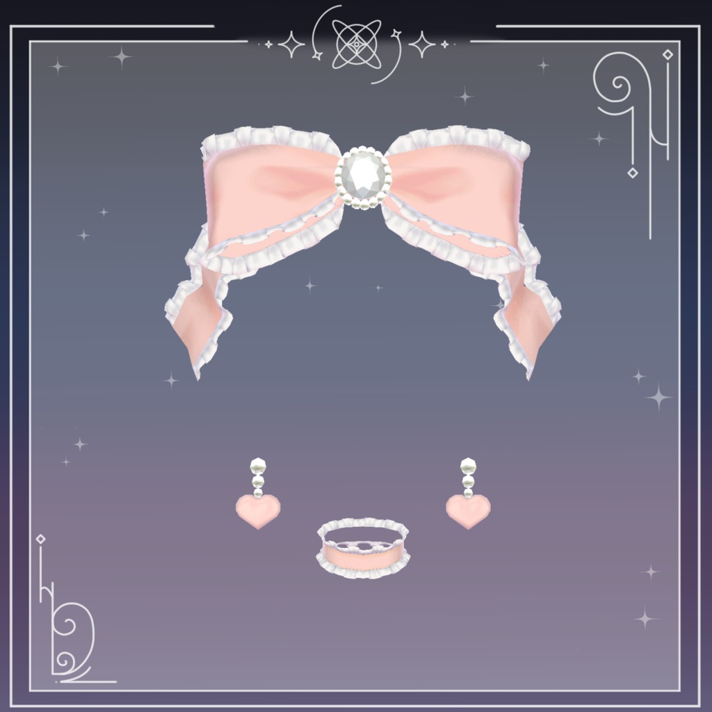 Frill Ribbon Accessory Set