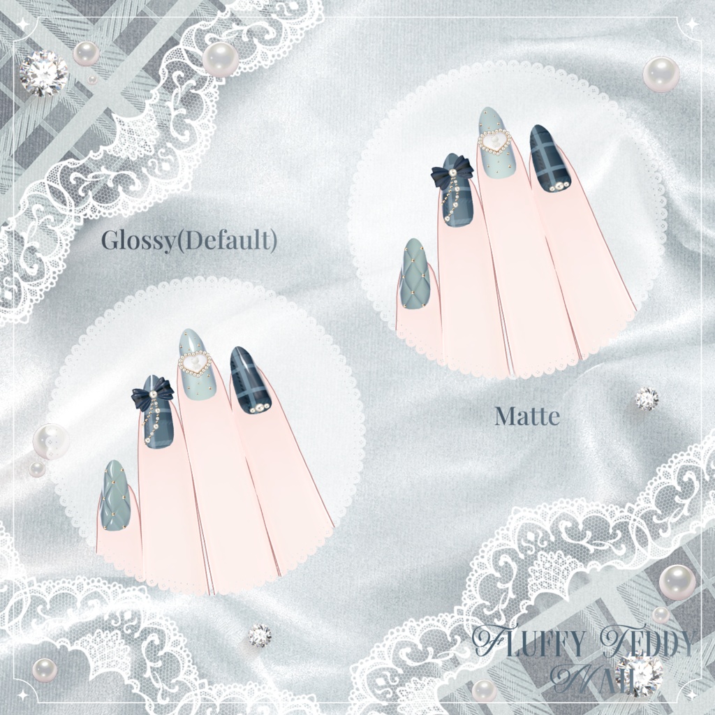Fluffy Teddy Nail【支援版にのみEarring&Ring同梱】