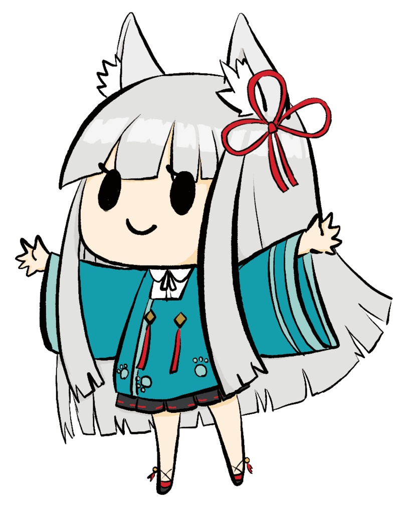 ナノたんゆるデフォルメステッカー