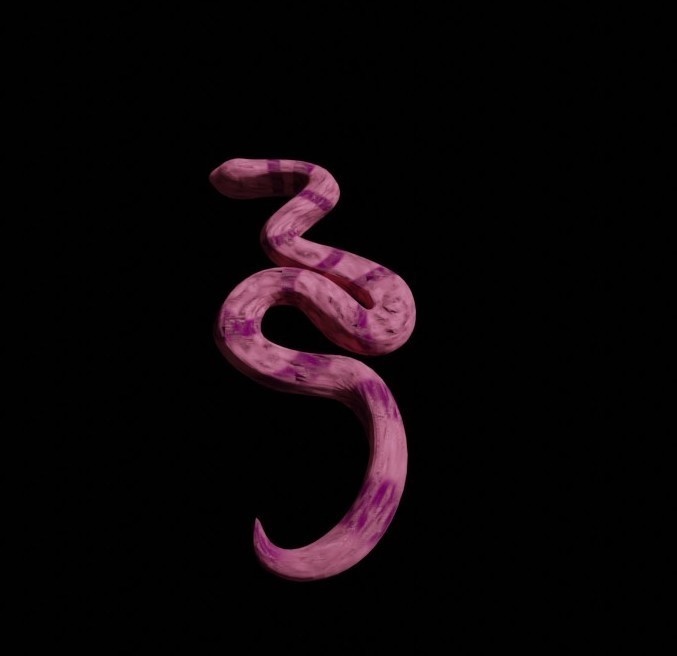 【3Dプリンターデータ】NIKKE バイパー風 蛇飾り