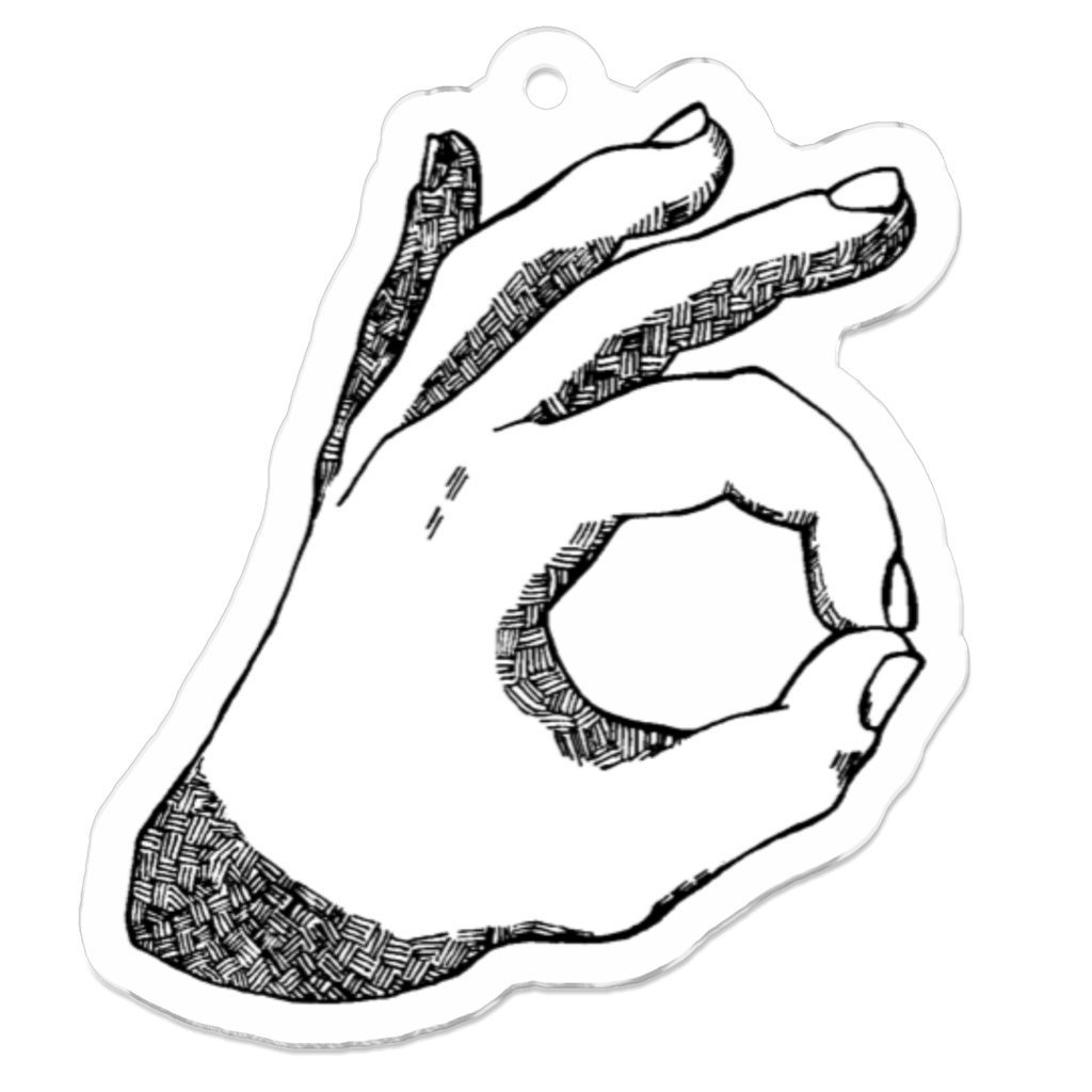 ごちゃっと外を見よう-OKサイン-