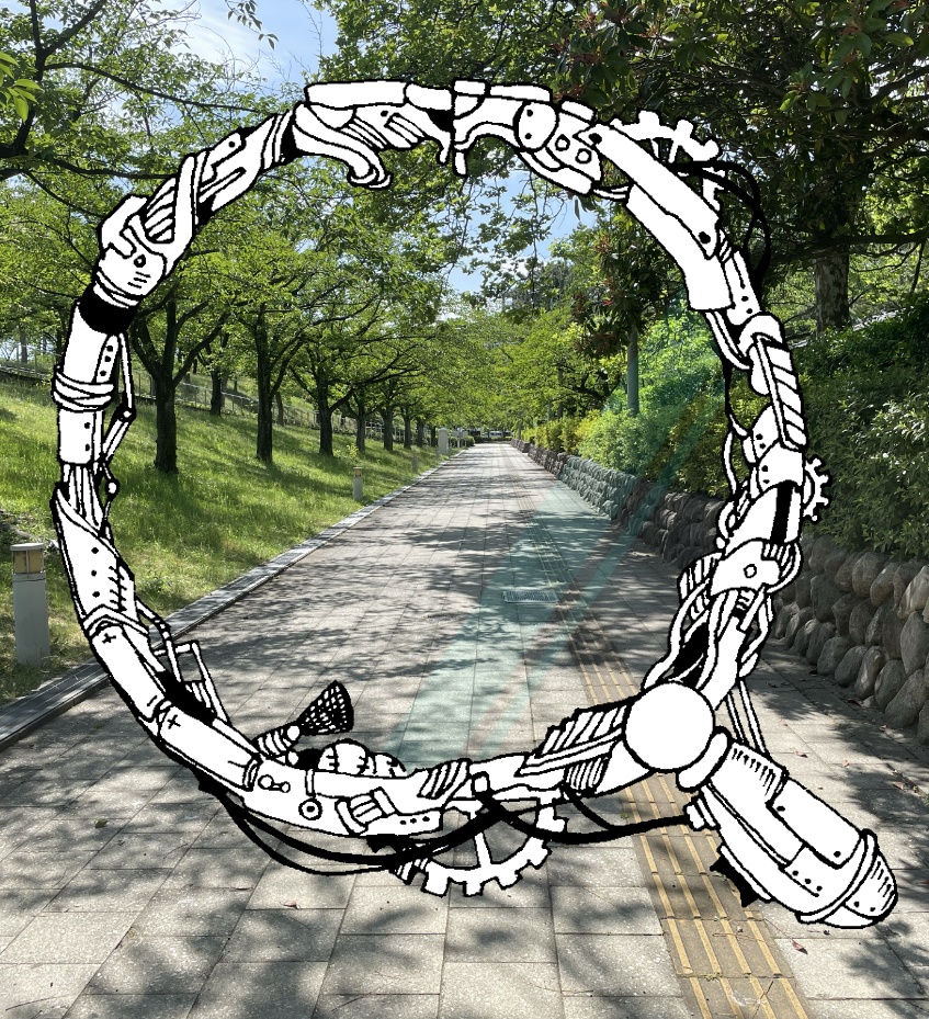 ごちゃっと外を見よう-虫眼鏡-