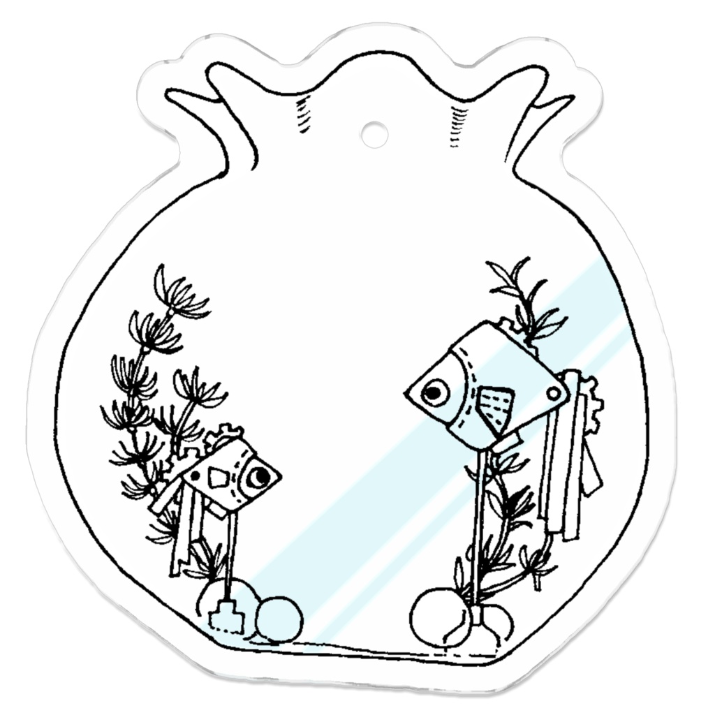 ごちゃっと外を見よう-金魚鉢-