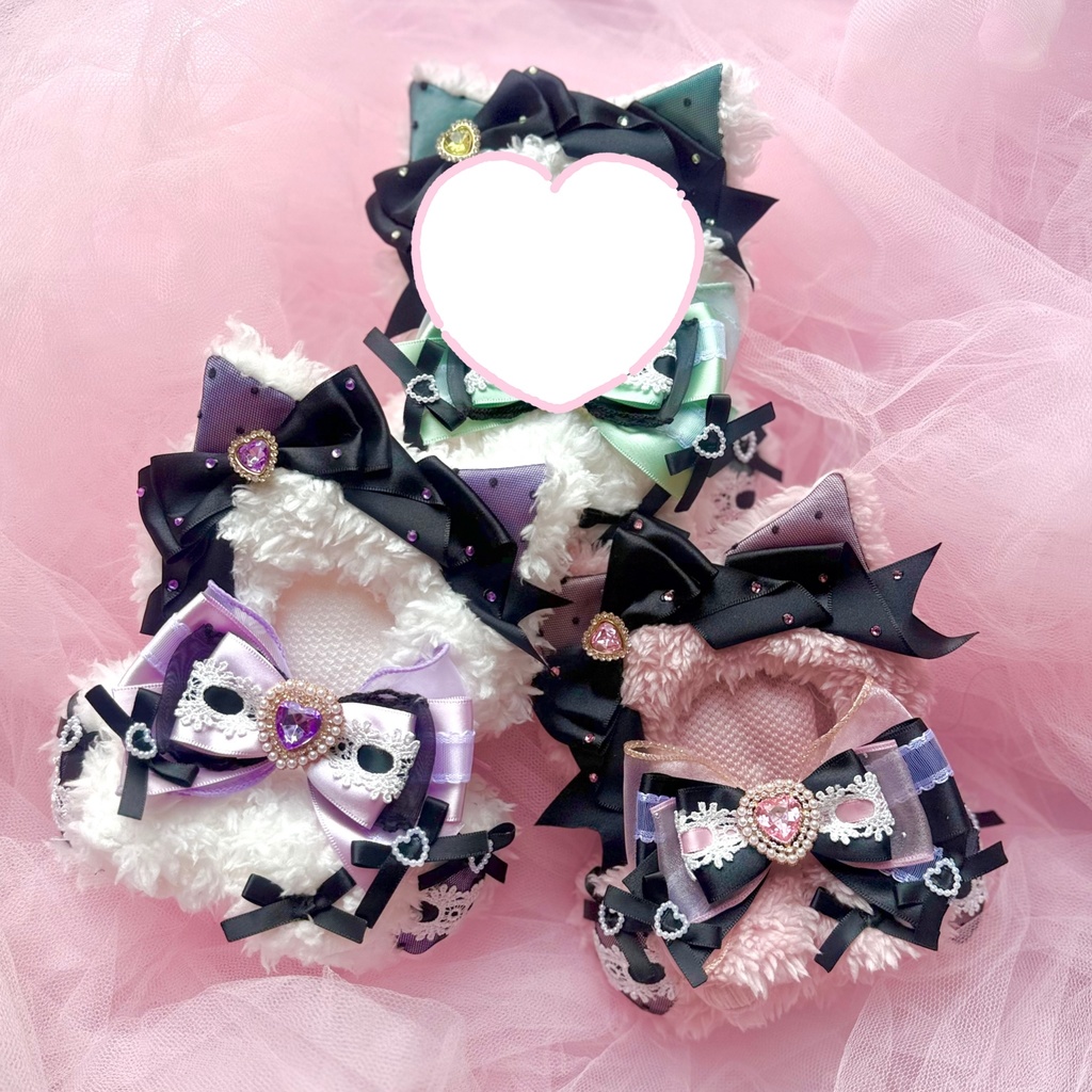 13cm 💜🩷  sheer dot 