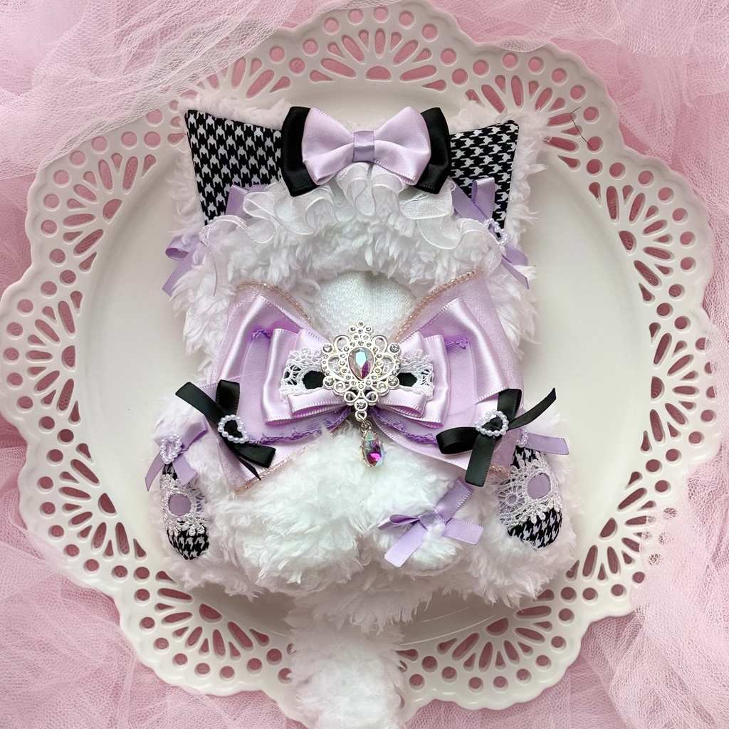 13cm 🎀 purple cat