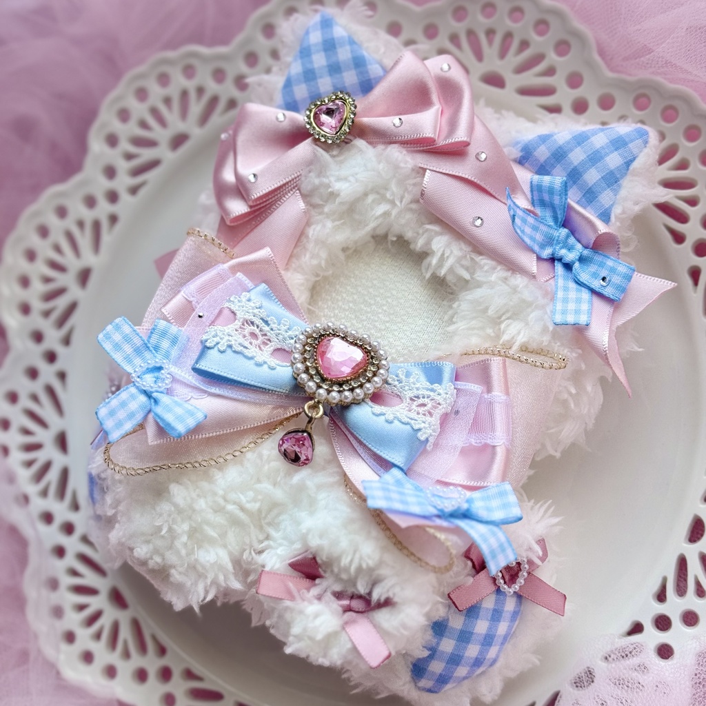 13cm ๐ blue ร pink cat (ใใงใใฏ)