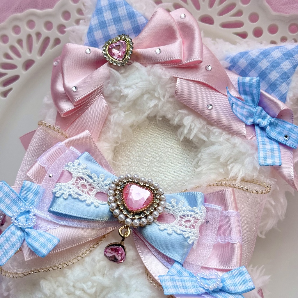 13cm ๐ blue ร pink cat (ใใงใใฏ)