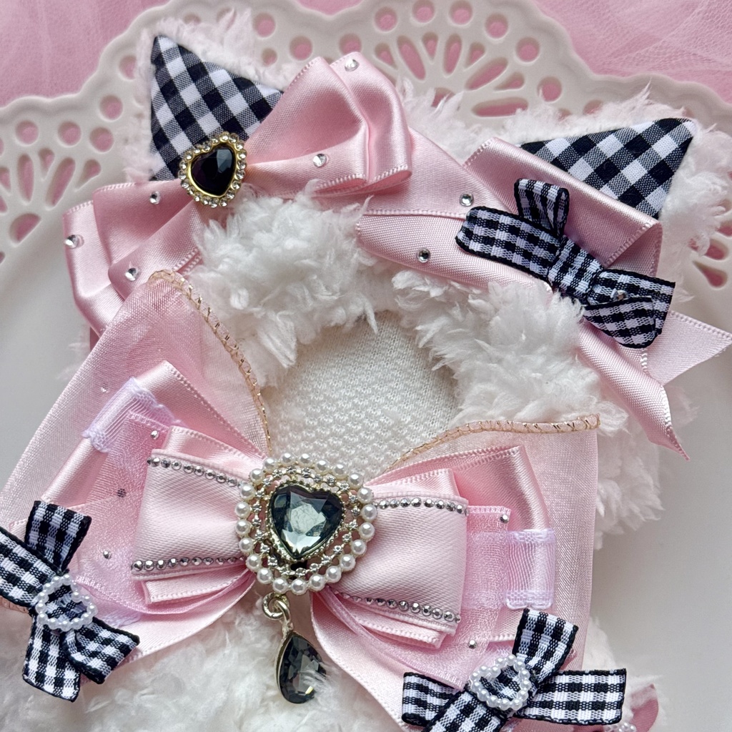 13cm ๐ pink ร black cat (ใใงใใฏ)