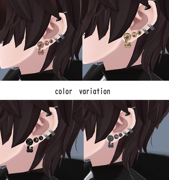 【無料】拡張ピアス【碼希対応】 #BREAK_3D