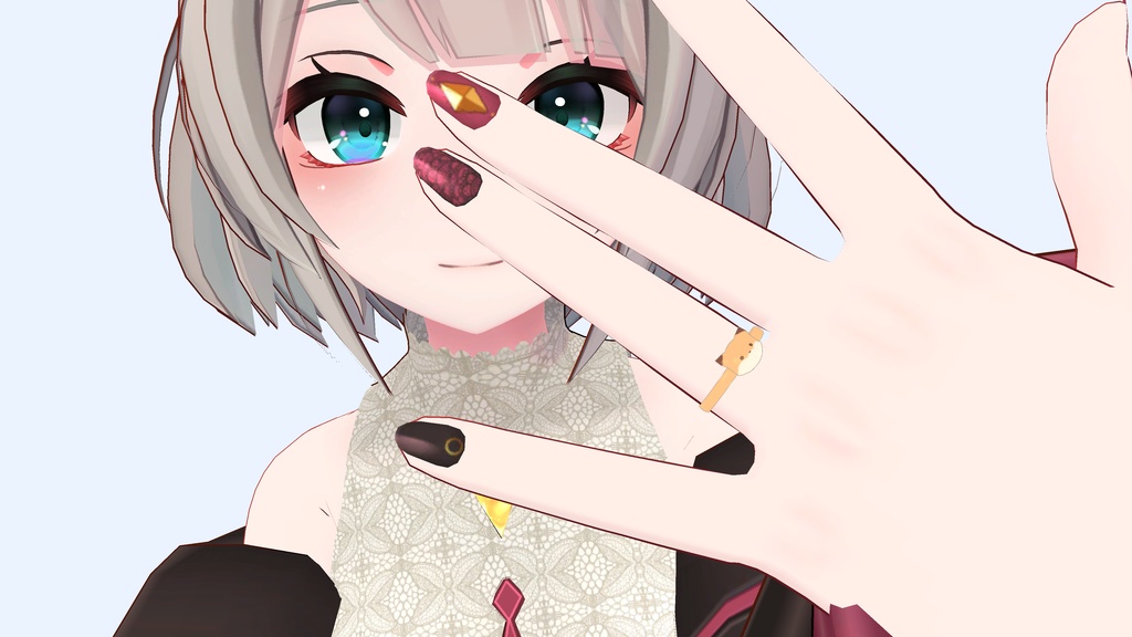 【無料】きつねの指輪【京狐対応】 #BREAK_3D