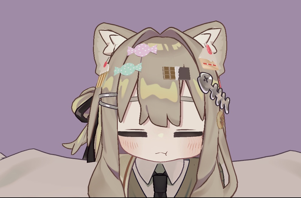 【VRChat】甘党デコラ—【髪飾り】 #BREAK_3D
