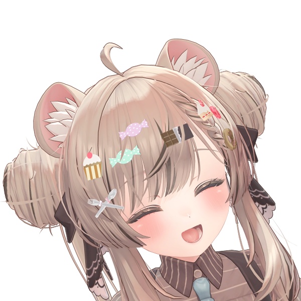 【VRChat】甘党デコラ—【髪飾り】 #BREAK_3D