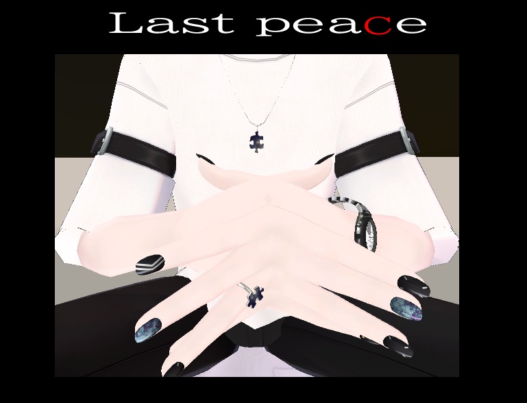 【VRChat想定】Last peace【指輪/ネックレス】 #BREAK_3D