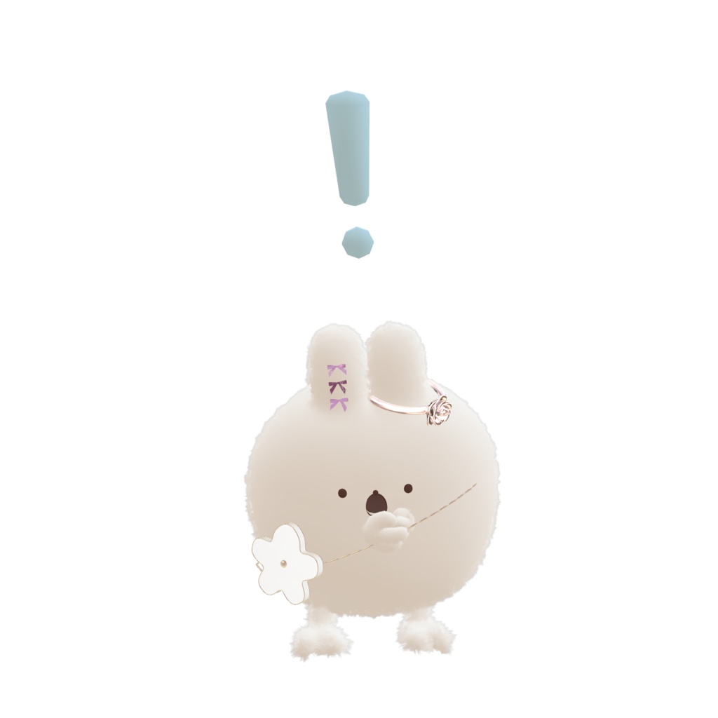 【無料】お花のバッグ【ゆきふすべ/ちまこぞく対応】 #BREAK_3D