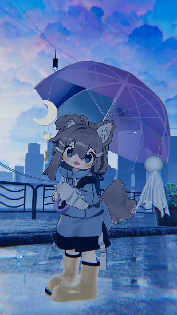 【無料】てるてる傘 #BREAK_3D【VRChat】