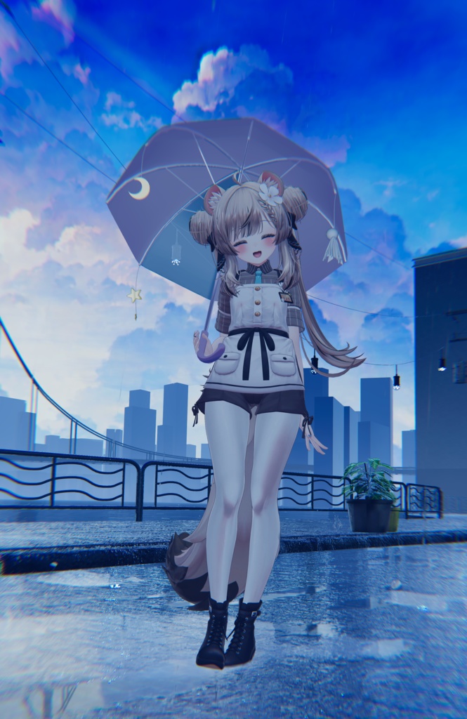 【無料】てるてる傘 #BREAK_3D【VRChat】