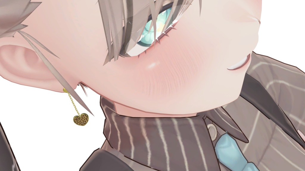 【vrchat】豹柄ピアス【マヌカ・セレスティア対応】#BREAK_3D