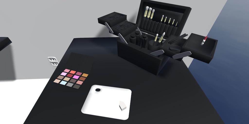 【VRChat】美容室セット【ワールド小物】#BREAK_3D