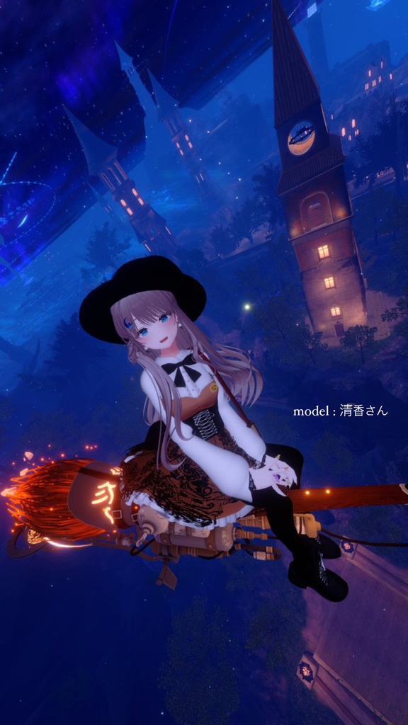 【VRChat】Whitchi walking【京狐/沙猫/シフォン対応】#BREAK_3D