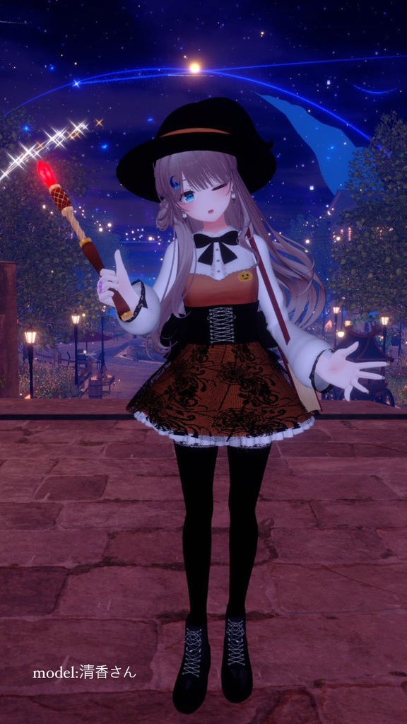 【VRChat】Whitchi walking【京狐/沙猫/シフォン対応】#BREAK_3D