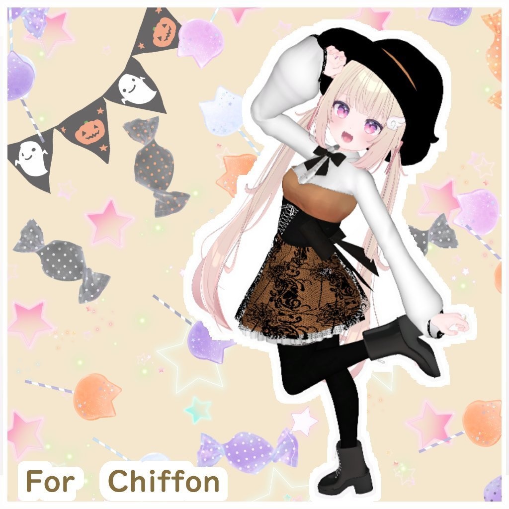 【VRChat】Whitchi walking【京狐/沙猫/シフォン対応】#BREAK_3D