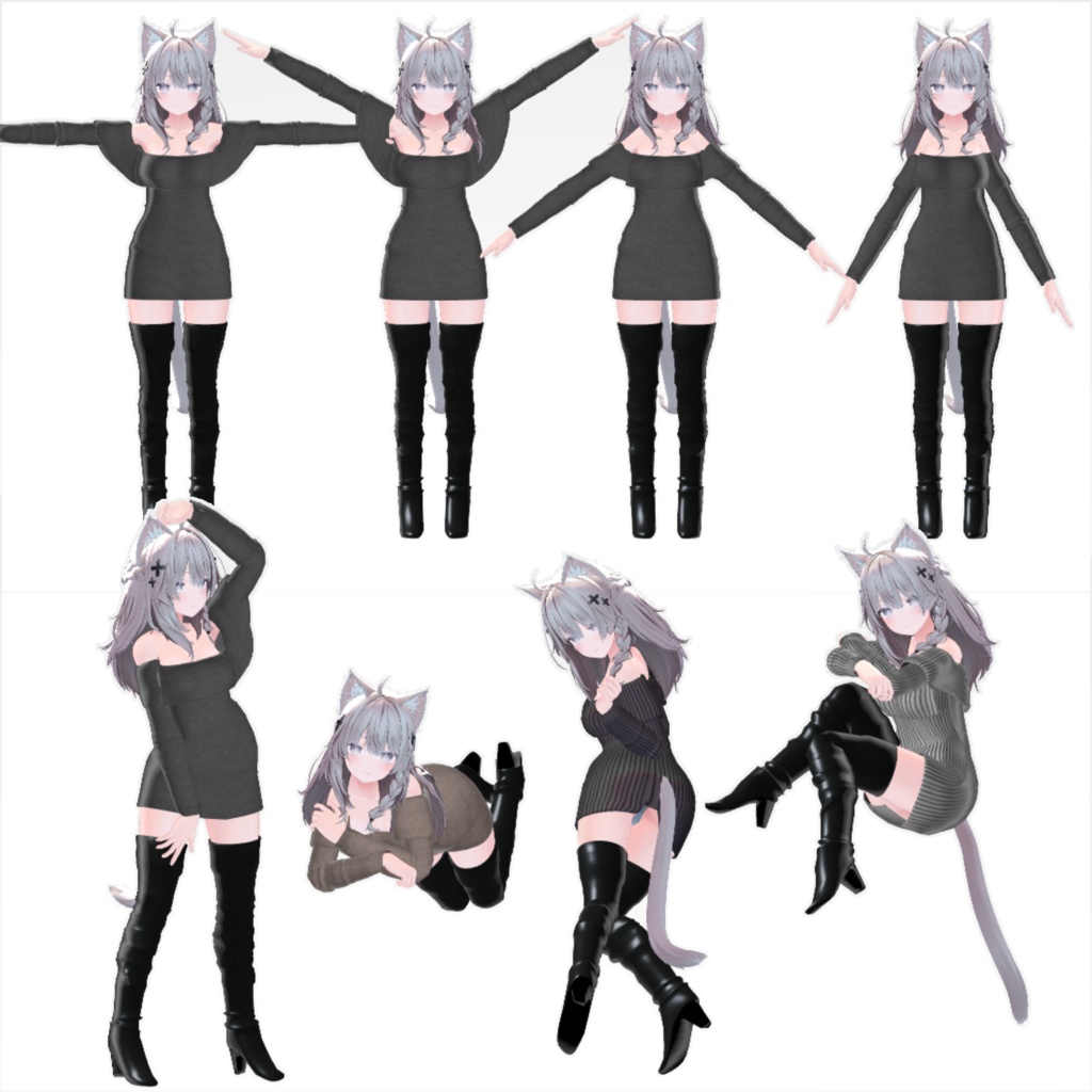 【VRChat】secreted【京狐・沙猫・しなの・あまに・セレスティア対応】#BREAK_3D