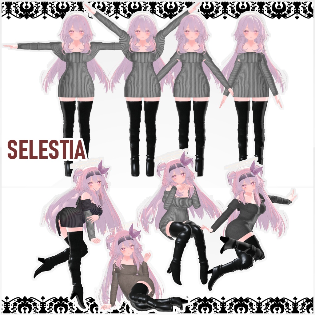 【VRChat】secreted【京狐・沙猫・しなの・あまに・セレスティア対応】#BREAK_3D