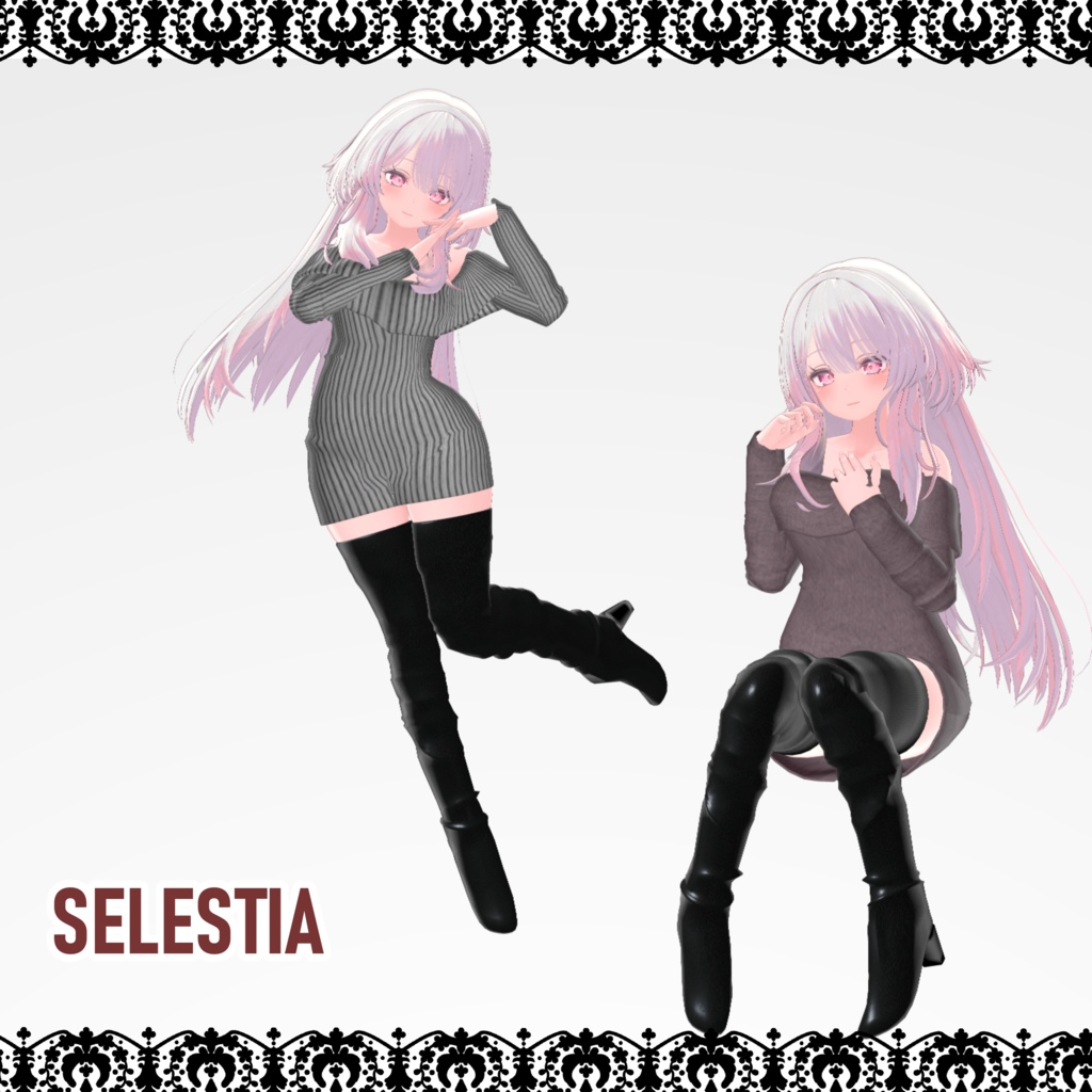 【VRChat】secreted【京狐・沙猫・しなの・あまに・セレスティア対応】#BREAK_3D