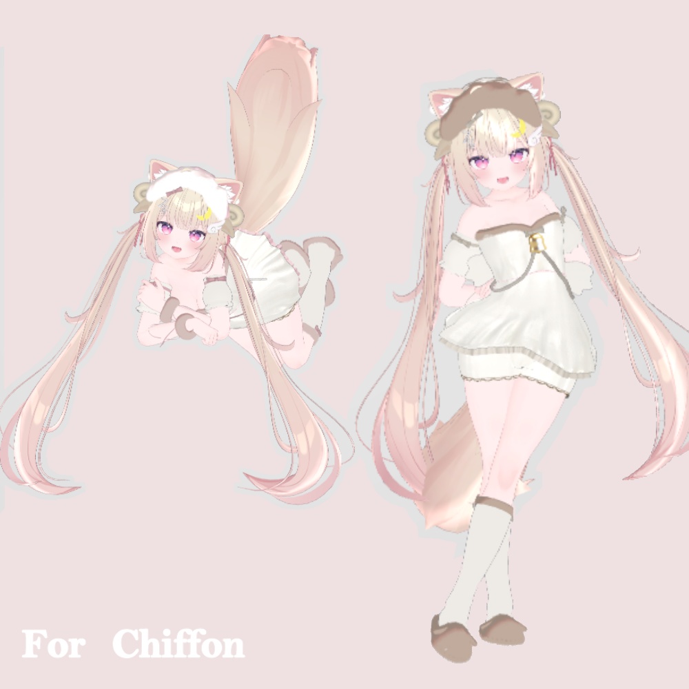 【VRChat】Milky Merry 【京狐・沙猫・シフォン・マヌカ・まめひなた・キプフェル・しらつめ対応】l #BREAK_3D