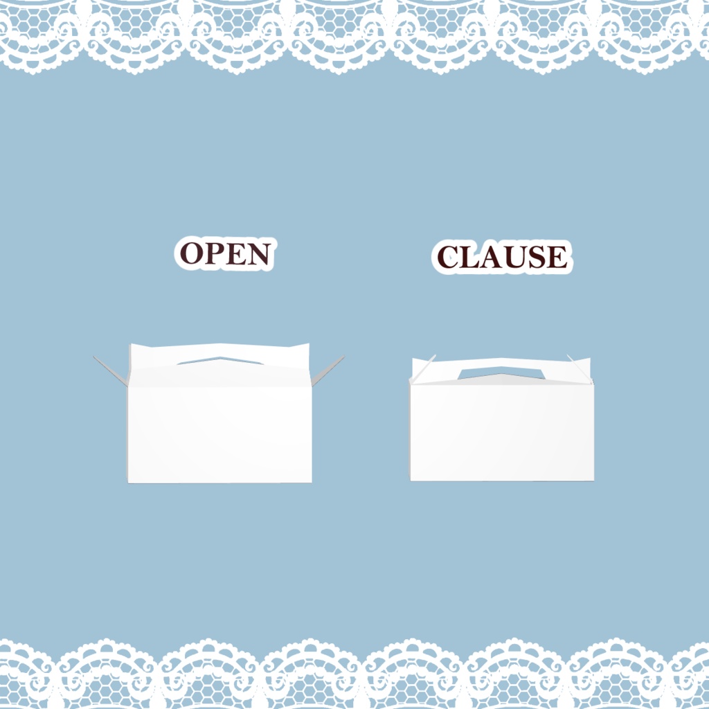 【Just Donut】Takeout Donut box【VRChat】 #BREAK_3D