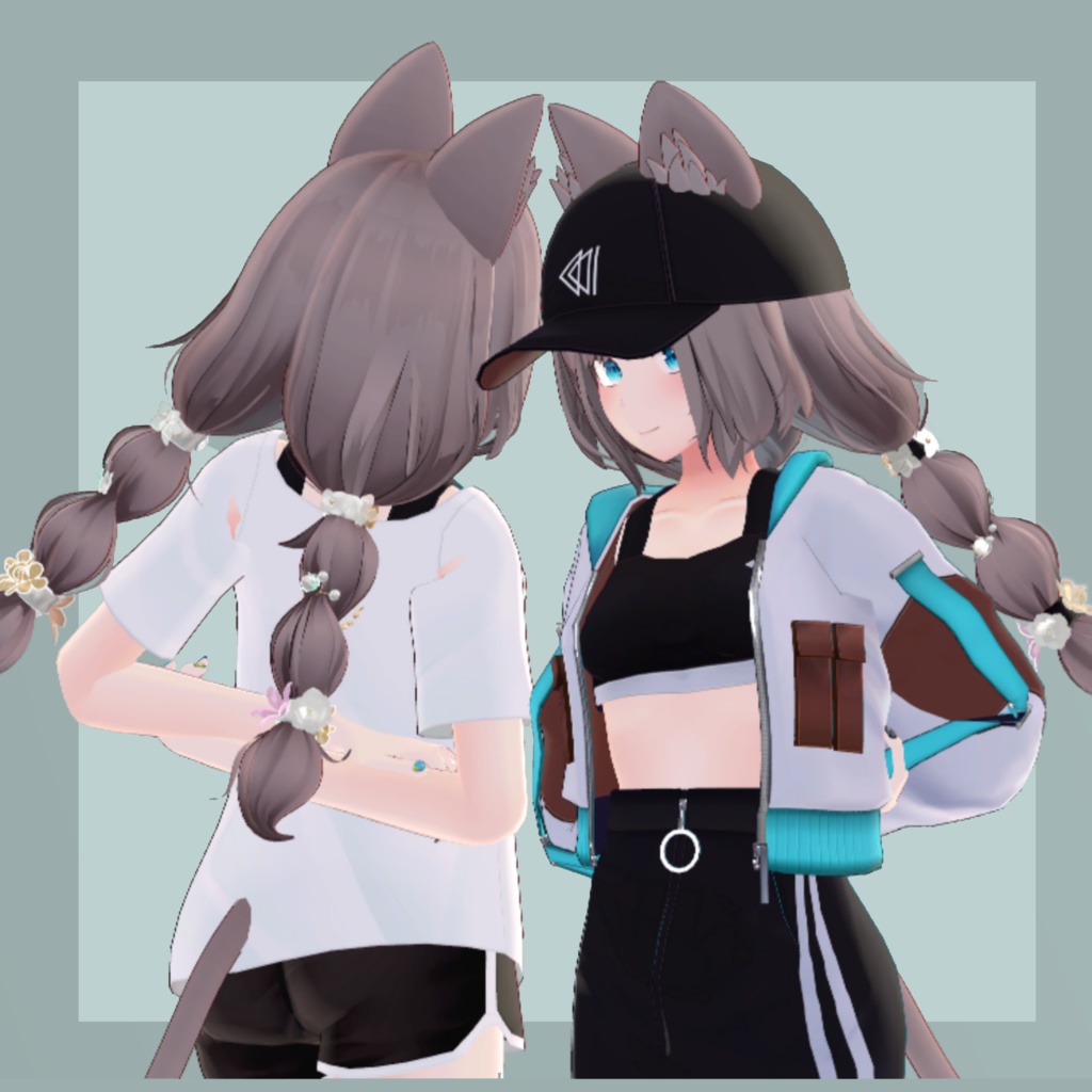 【VRChat】Fleur Perle【髪飾り】#BREAK_3D