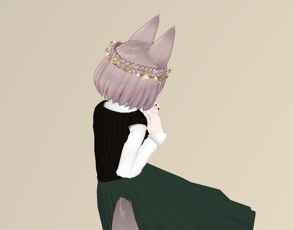 【VRChat】Fleur Perle【髪飾り】#BREAK_3D