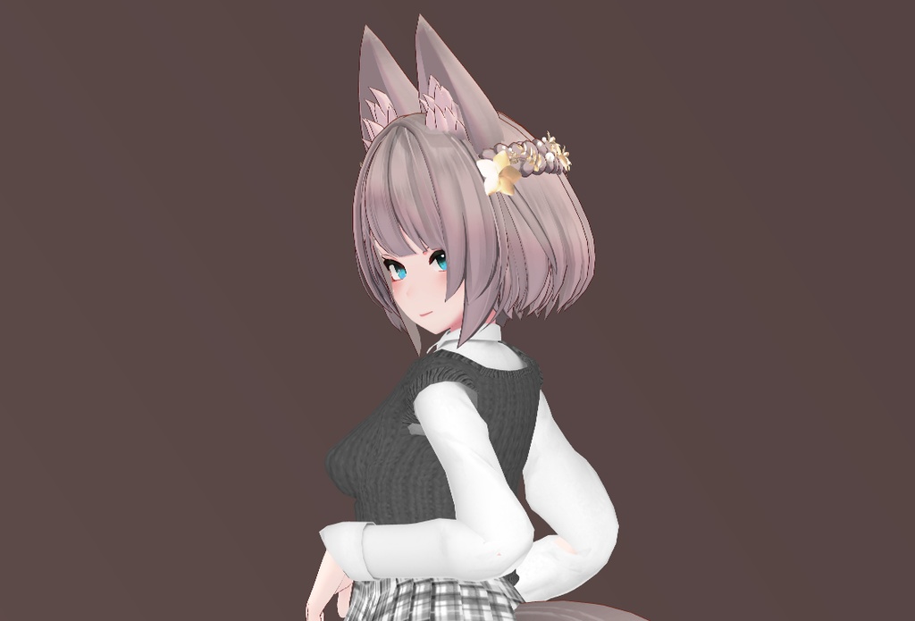 【VRChat】Fleur Perle【髪飾り】#BREAK_3D