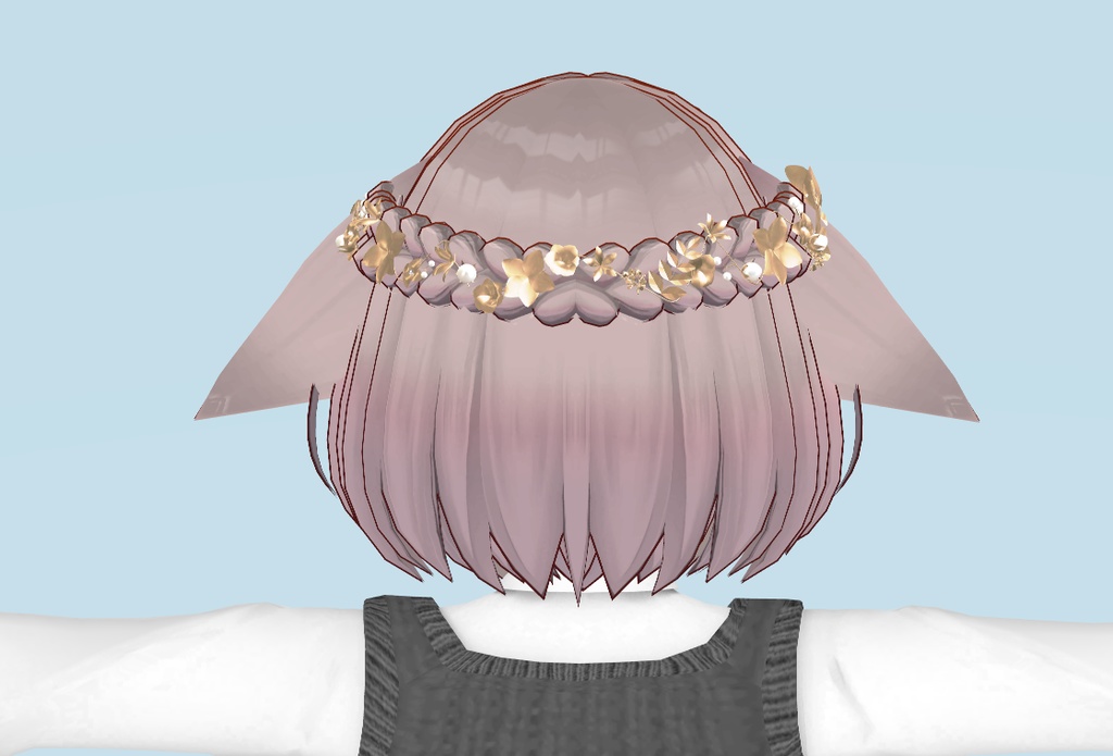 【VRChat】Fleur Perle【髪飾り】#BREAK_3D