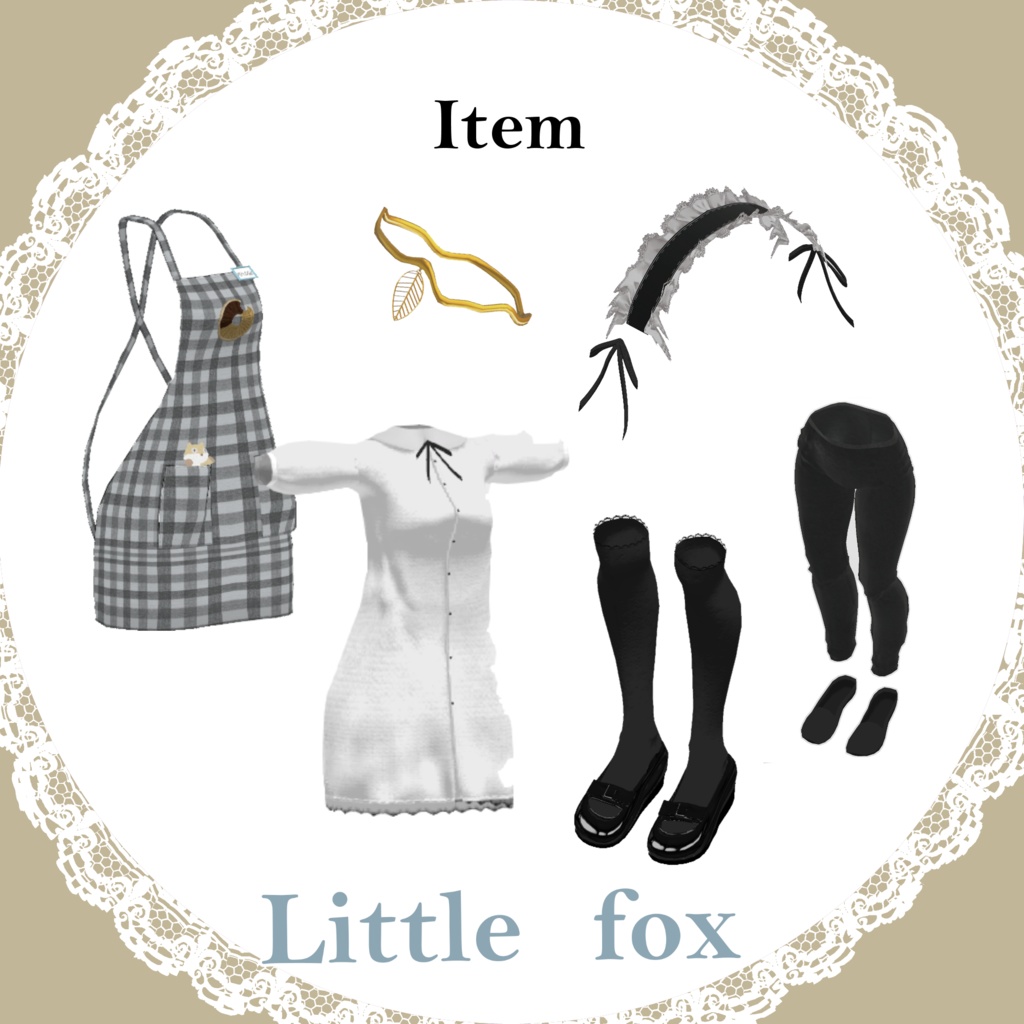 【VRChat】Little fox【京狐・沙猫対応】#BREAK_3D