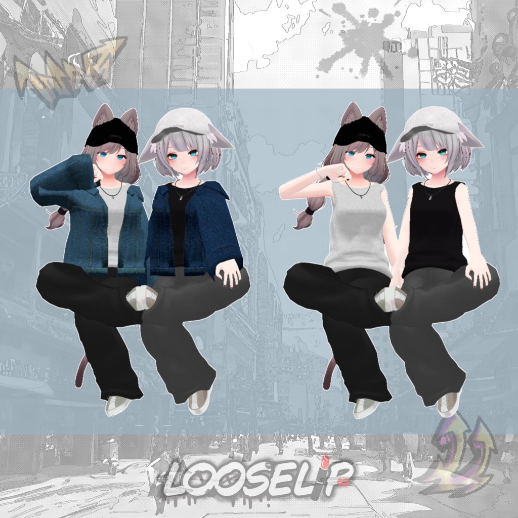 【VRChat】Loose Lip【京狐・沙猫対応】#BREAK_3D