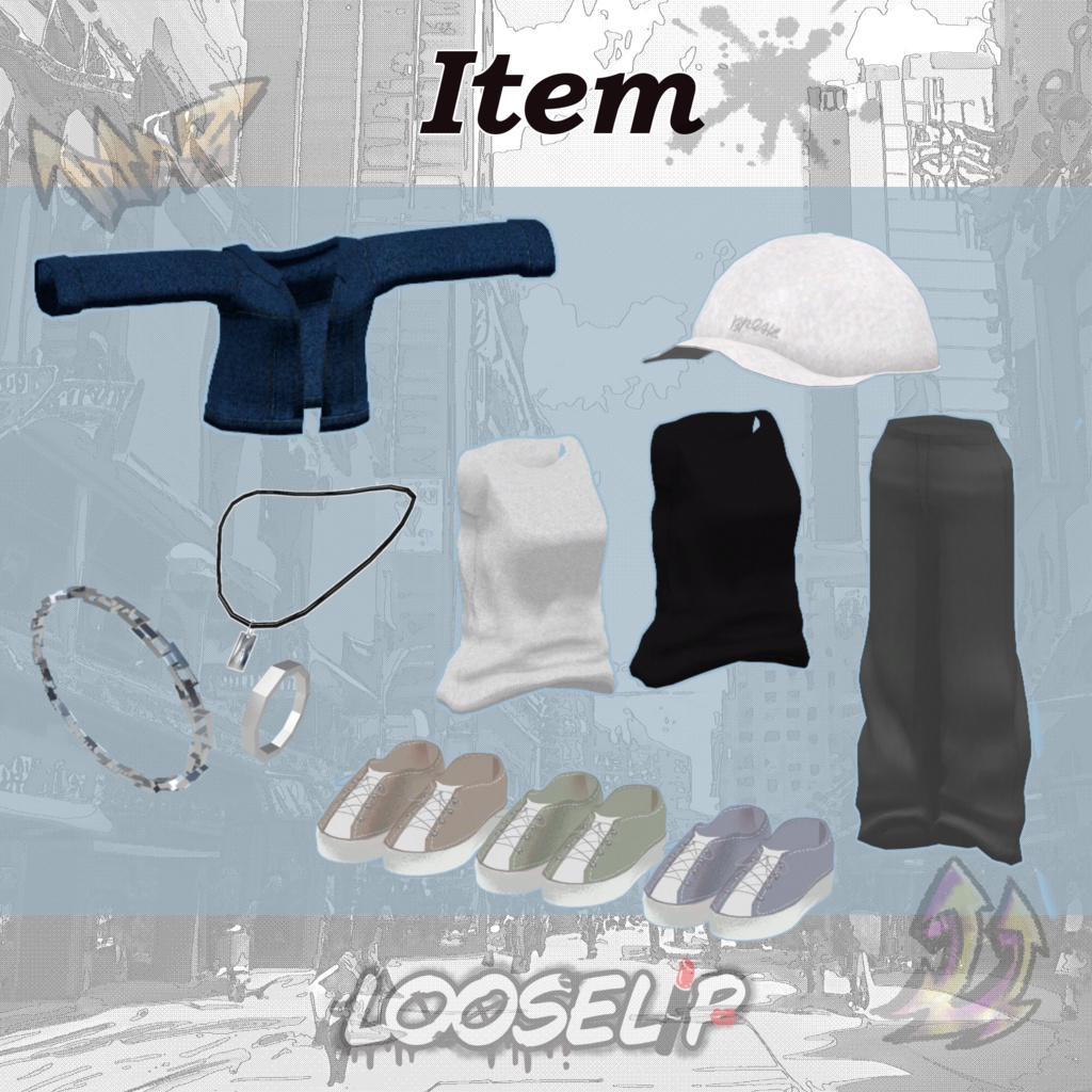 【VRChat】Loose Lip【京狐・沙猫対応】#BREAK_3D