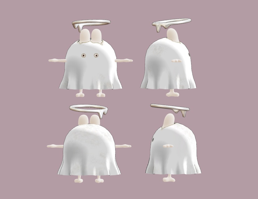 【脱がせる!】おばけセット for ゆきふすべ #BREAK_3D【VRChat ハロウィン】