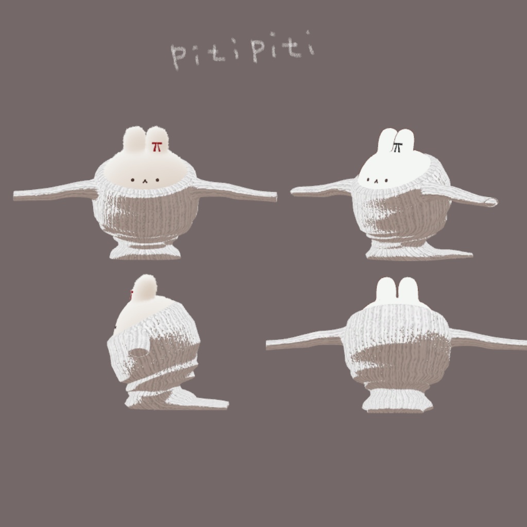 【無料配布】ニットセット for ゆきふすべ #BREAK_3D【VRChat】