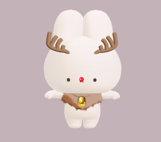 【無料配布】トナカイセット for わたこめこ #BREAK_3D【VRChat】