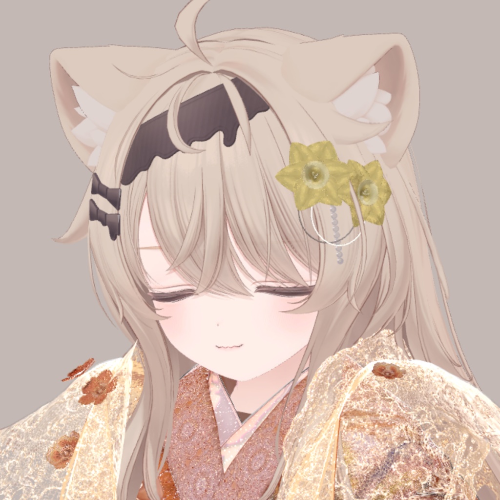 【VRChat】Egotism³ 【髪飾り】#BREAK_3D