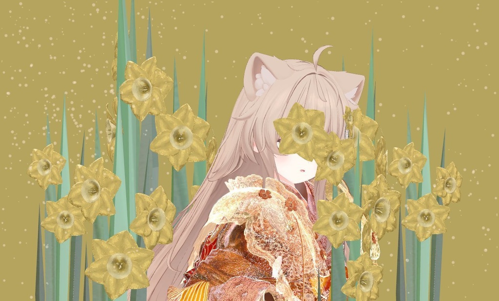 【VRChat】Egotism³ 【髪飾り】#BREAK_3D